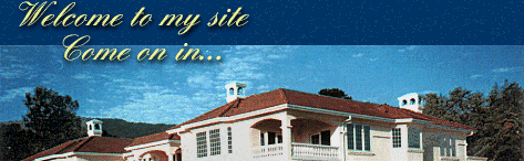 Welcome to my site, come on in...